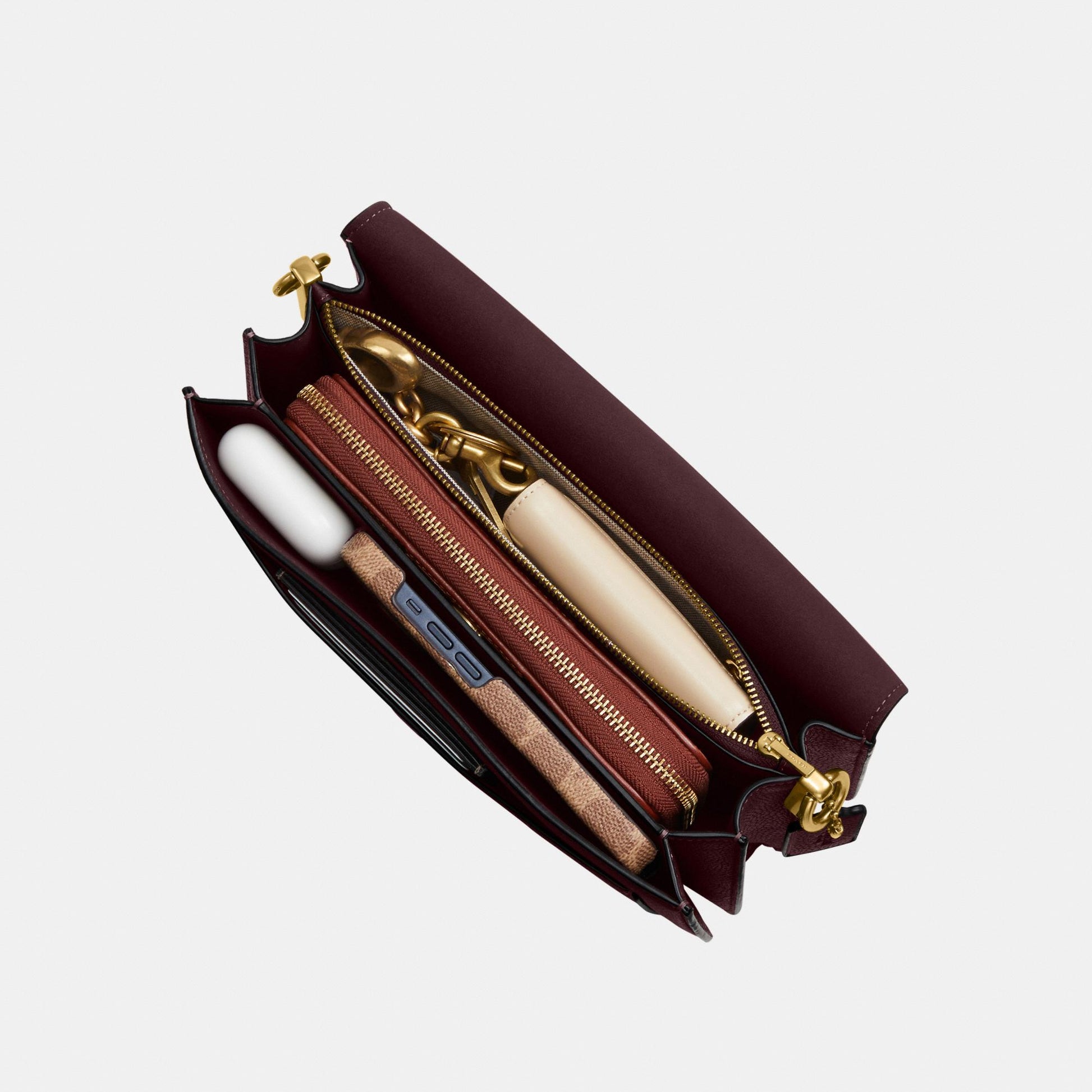 CH857-Tabby Shoulder Bag 26-B4/Merlot