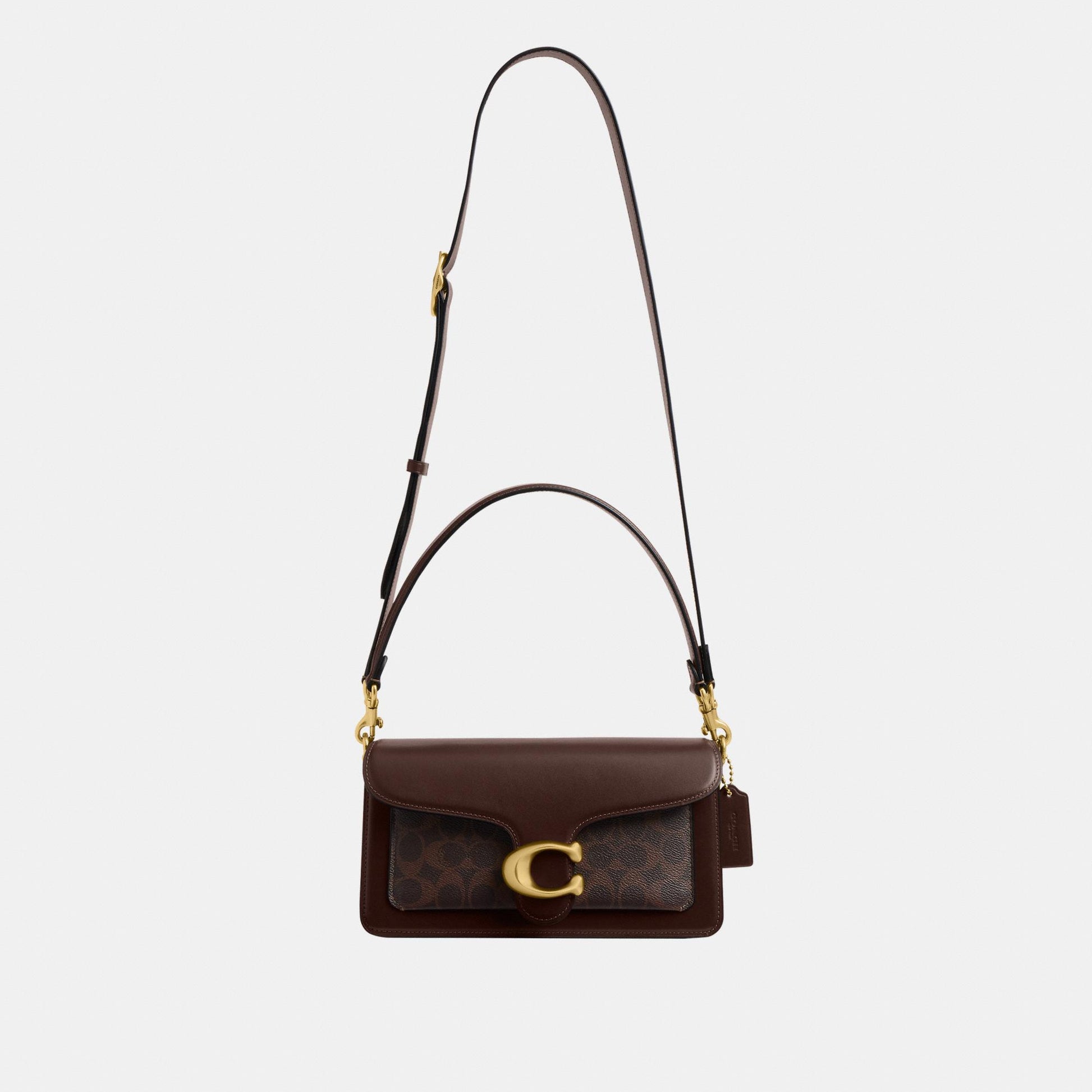CI032-Tabby Shoulder Bag 26 in Signature Canvas-B4/Maple Maple