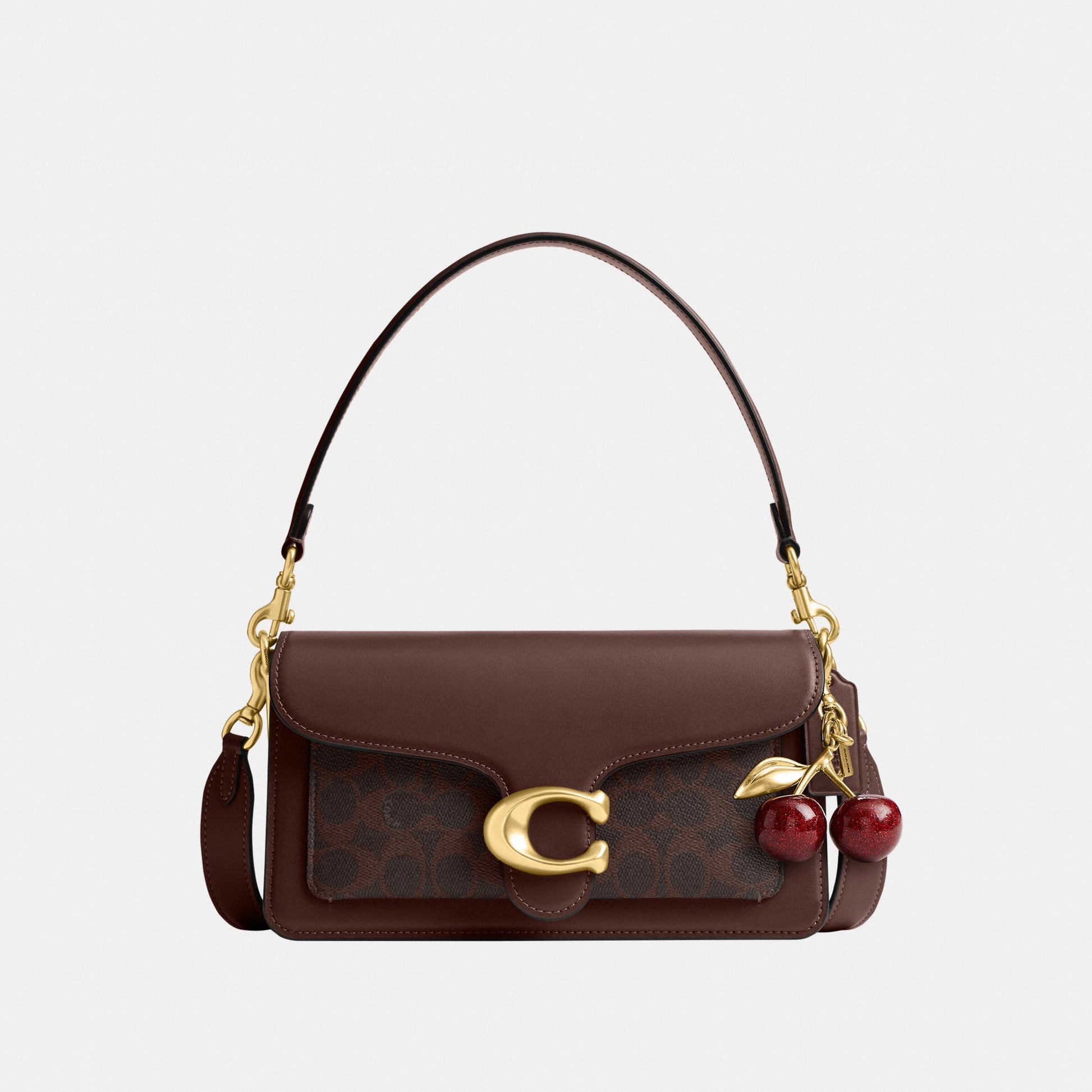 CI032-Tabby Shoulder Bag 26 in Signature Canvas-B4/Maple Maple