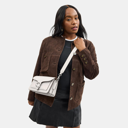CI032-Tabby Shoulder Bag 26 in Signature Canvas-Lh/White Chalk