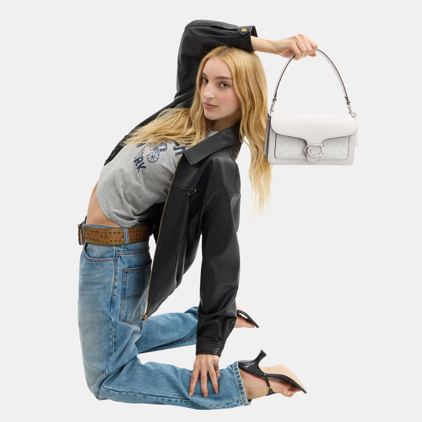 Tabby Shoulder Bag 26 In Signature Canvas