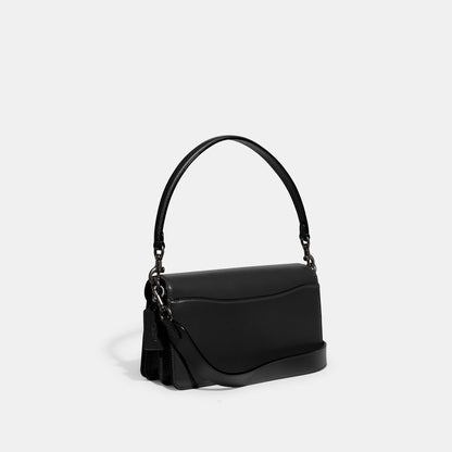 CI032-TABBY SHOULDER BAG 26 IN SIGNATURE CANVAS-V5/Charcoal Black