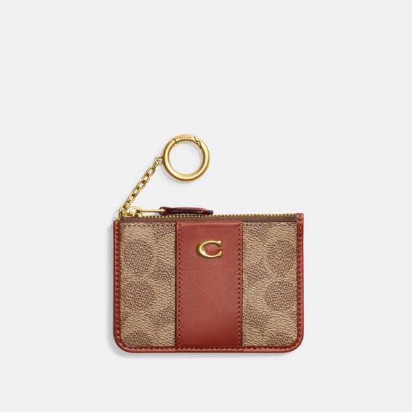 Essential Mini Id Card Case In Signature Canvas