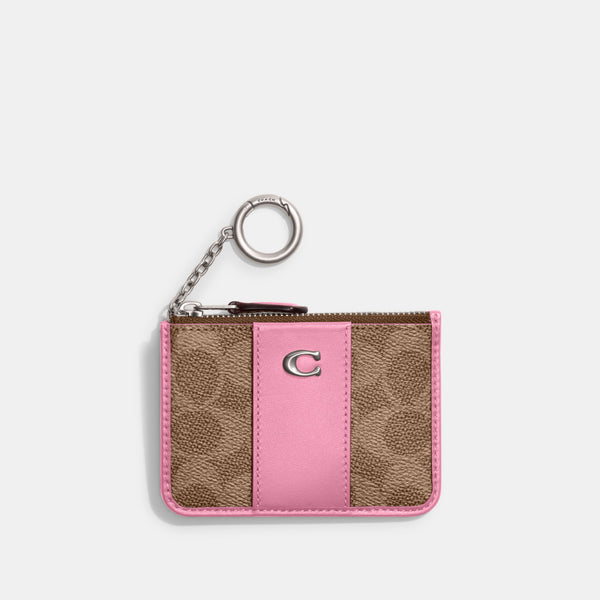 Essential Mini Id Card Case In Signature Canvas