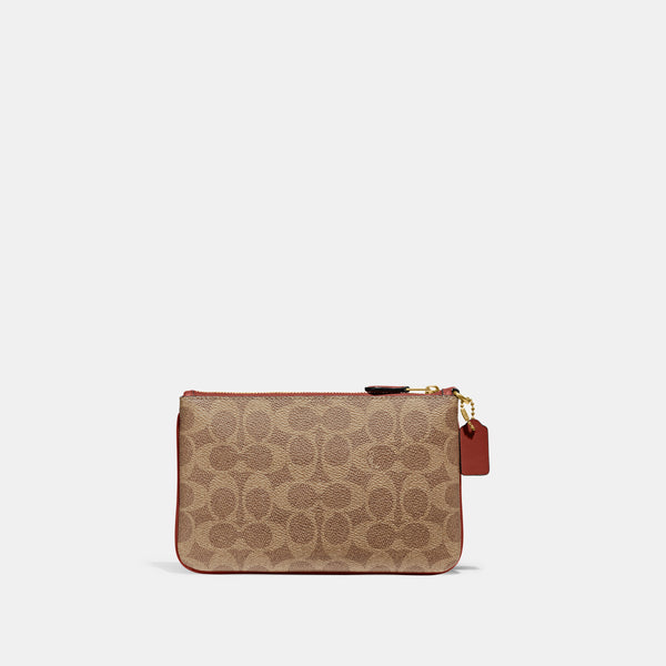 Small Wristlet In Signature Canvas