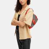 CJ814-Soho Bag In Signature Jacquard-B4/SUN ORANGE