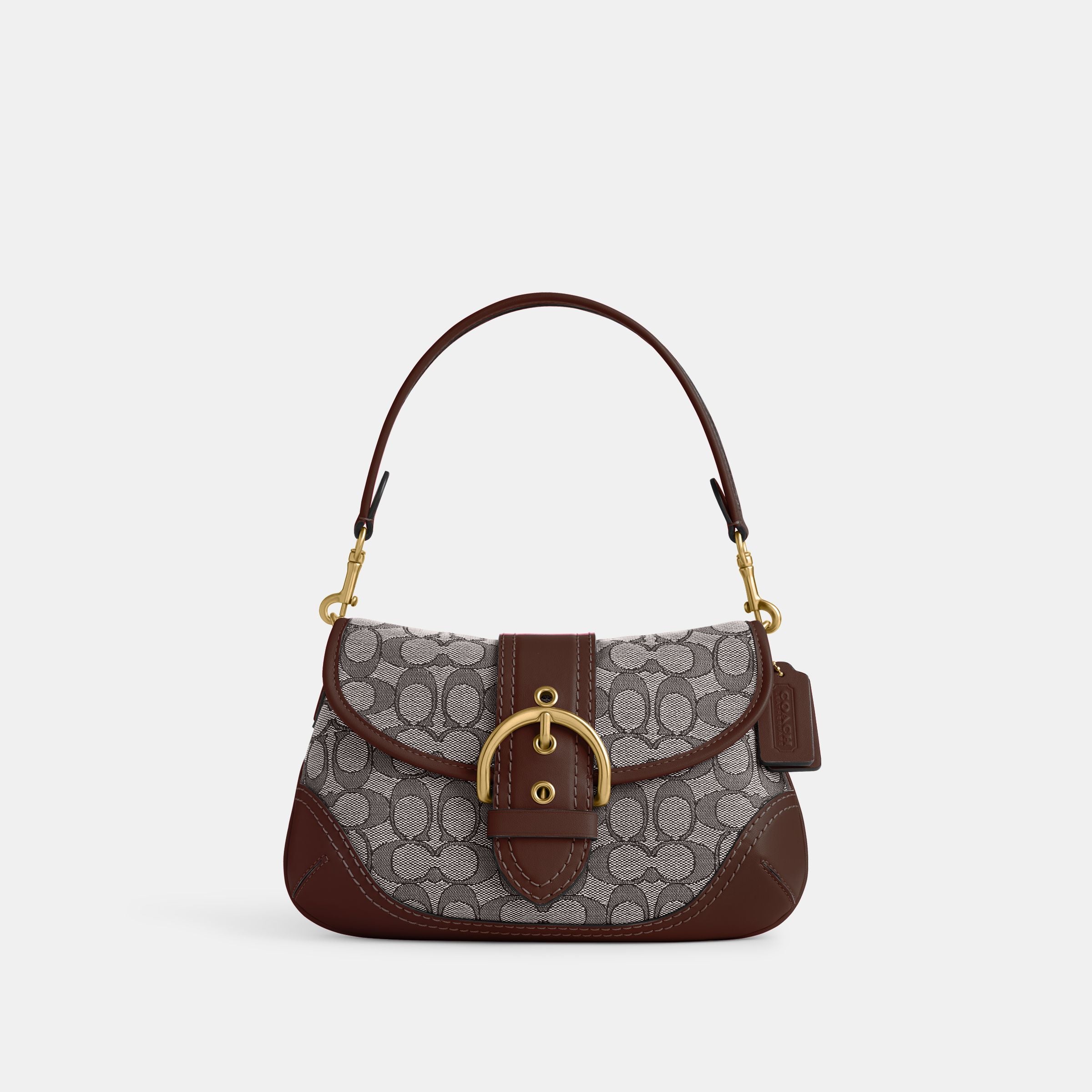 バッグ Coach Flap Soho Red Signature Shoulder COACH® | Soho Flap Bag In Regenerative Leather
