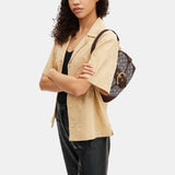 CJ814-Soho Bag In Signature Jacquard-B4/Oak Maple