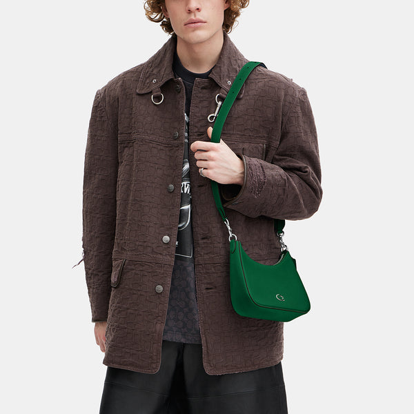 Hobo Crossbody With Signature Canvas