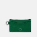 CJ879-Zip Card Case-Green