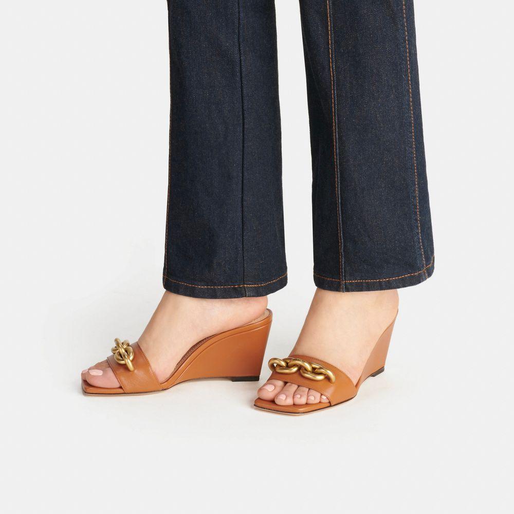 CK001-Elise Wedge-Burnished Amber
