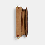 CK025-Tabby Wristlet In Signature Canvas-B4/Tan Rust