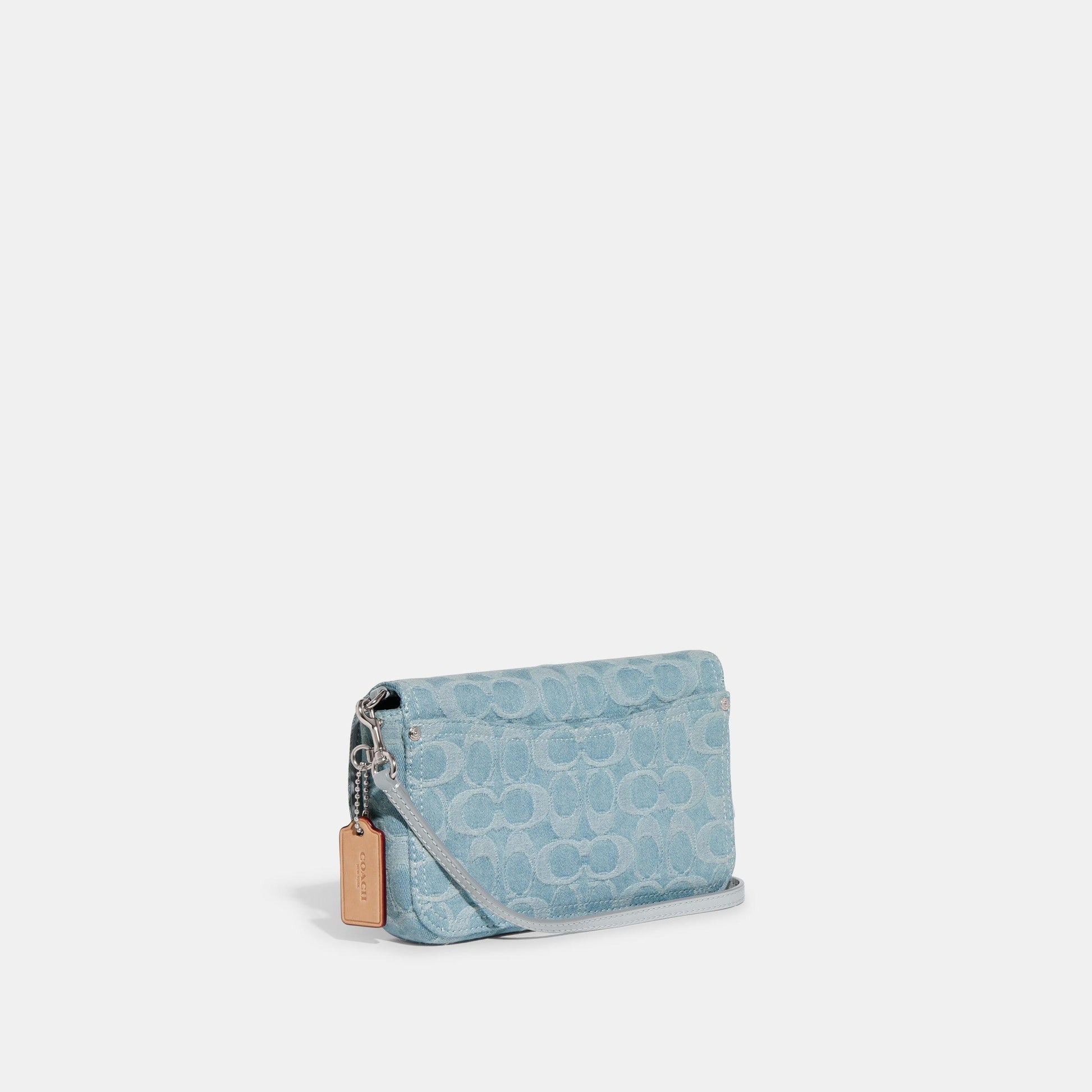Hayden Crossbody In Signature Denim-CK372-Lh/Pale Blue