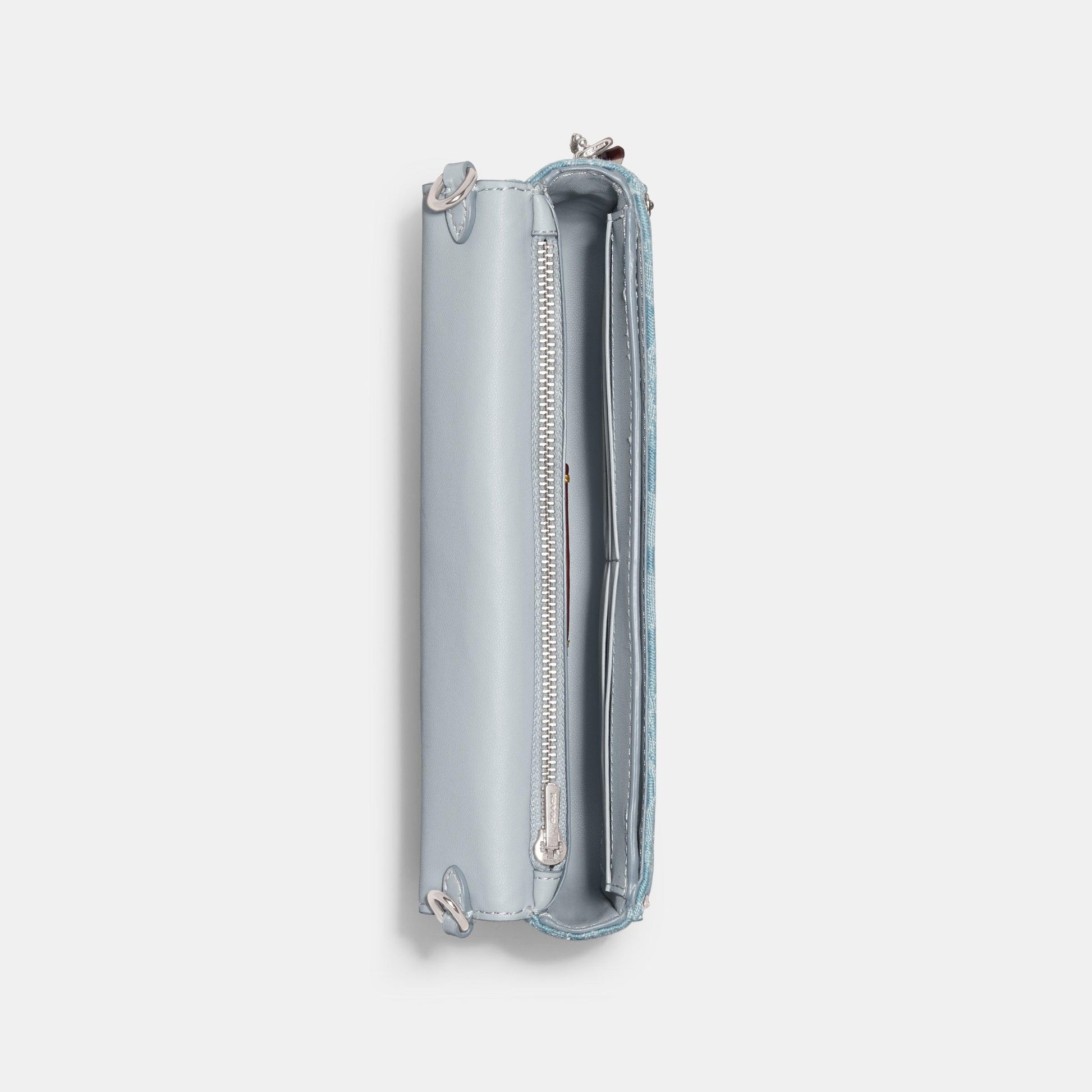 Hayden Crossbody In Signature Denim-CK372-Lh/Pale Blue