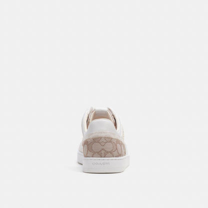 CK466-C201 Sneaker In Signature Jacquard-Chalk/Stone