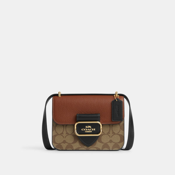 Morgan Square Crossbody Bag In Colorblock Signature Canvas