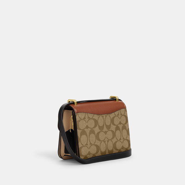 Morgan Square Crossbody Bag In Colorblock Signature Canvas