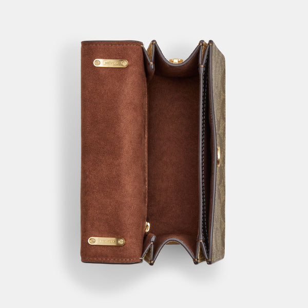 Morgan Square Crossbody Bag In Colorblock Signature Canvas