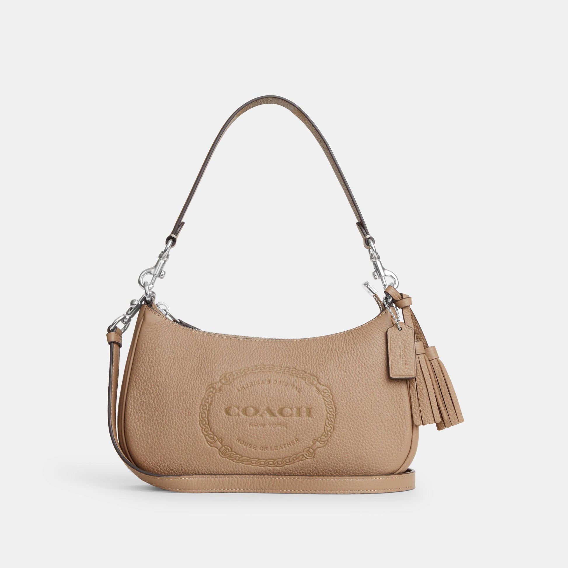 Teri Shoulder Bag With Coach Heritage - COACH Saudi Arabia Official Site