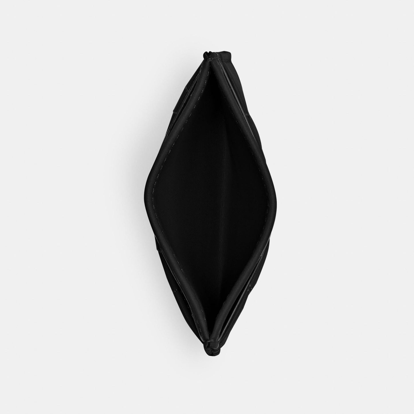 CM434-ESSENTIAL CARD CASE WITH PILLOW QUILTING-B4/BLACK