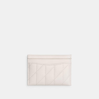CM434-Essential Card Case With Pillow Quilting-B4/Chalk