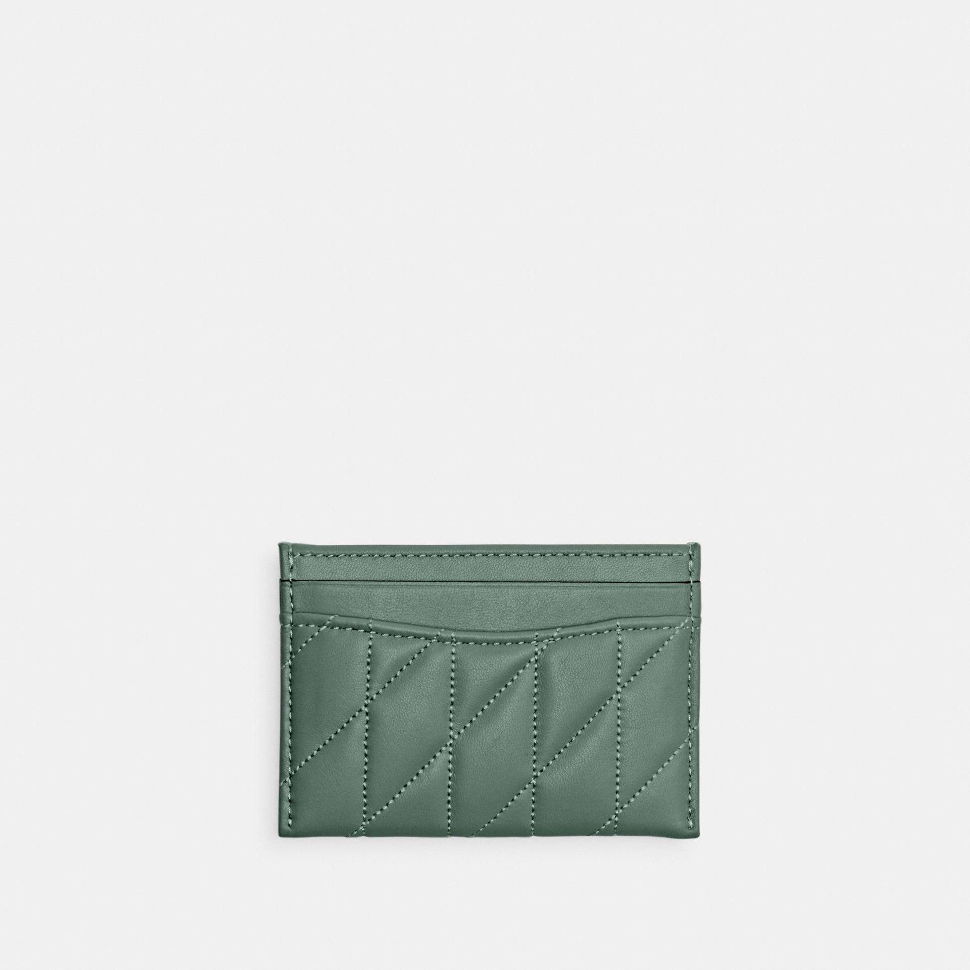 CM434-Essential Card Case With Pillow Quilting-B4/Sage