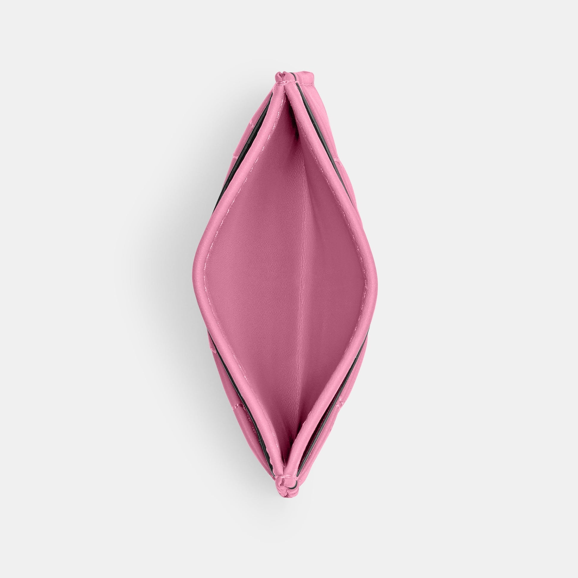 CM434-ESSENTIAL CARD CASE WITH PILLOW QUILTING-LH/Vivid Pink