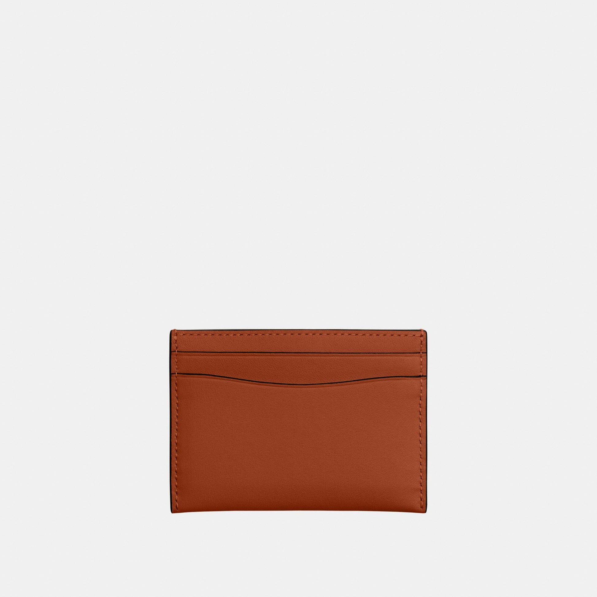 CM435-Essential Card Case-B4/Amber Brown
