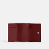 CM437-Essential Mini Trifold Wallet-Lh/Dark Ruby