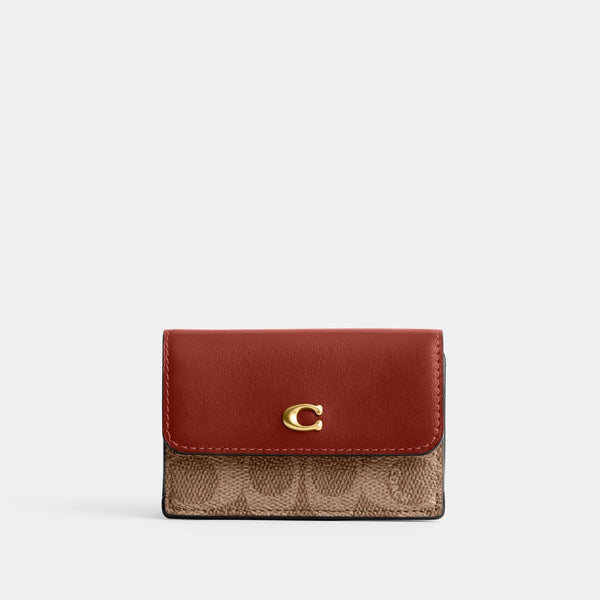 Mini Trifold Wallet In Signature Canvas