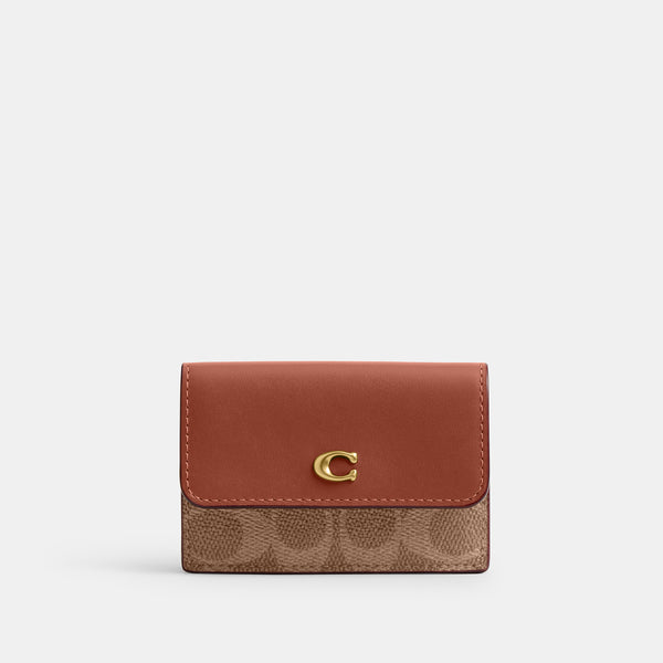 Mini Trifold Wallet In Signature Canvas