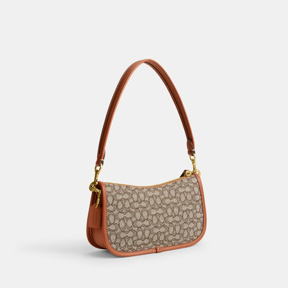 Swinger 20 In Micro Signature Jacquard - COACH Saudi Arabia Official Site