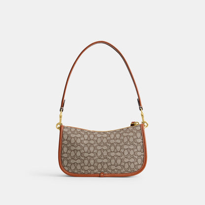 Swinger 20 In Micro Signature Jacquard - COACH Saudi Arabia Official Site