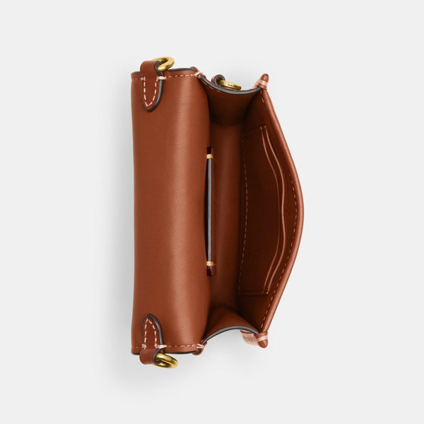 Phone Crossbody In Micro Signature Jacquard