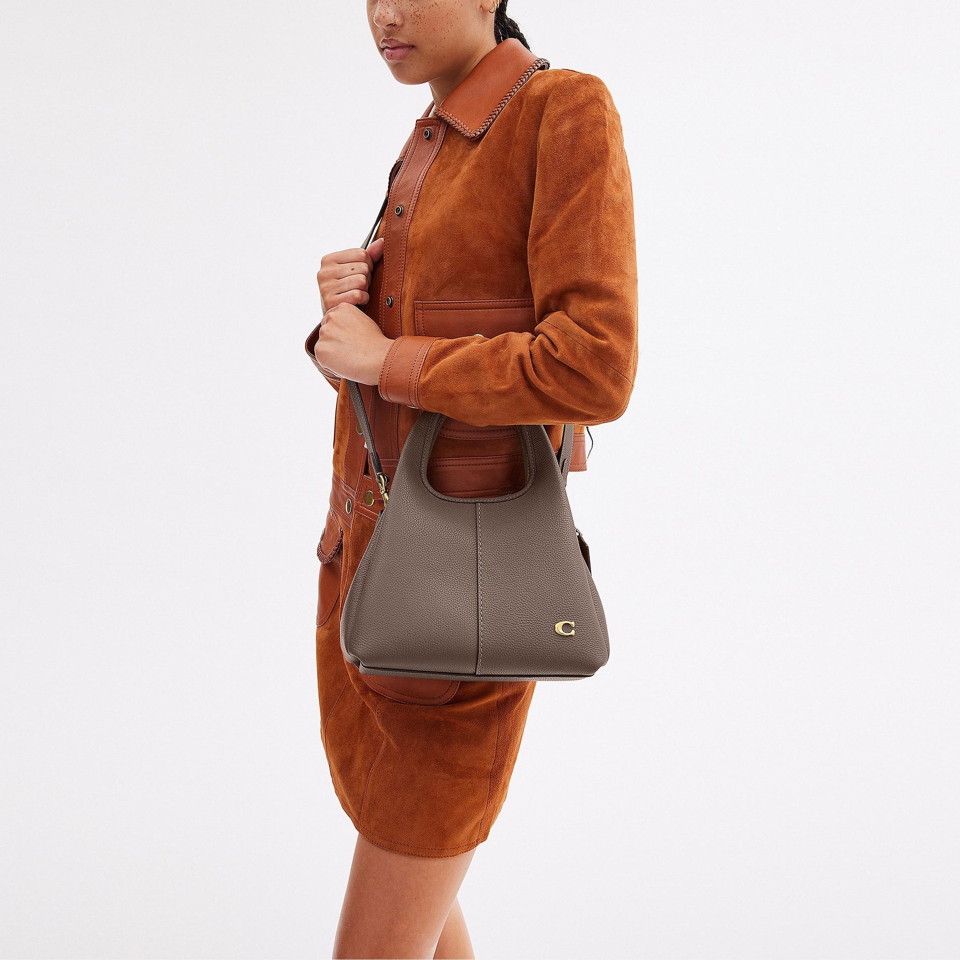 CM545-Lana Shoulder Bag 23-B4/Dark Stone