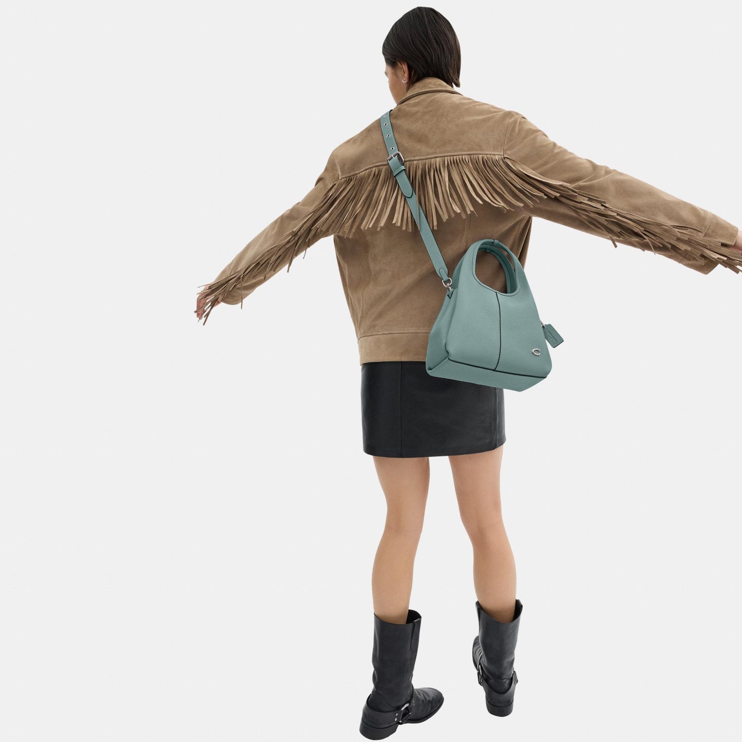 CM545-Lana Shoulder Bag 23-Lh/Aquamarine