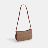 CM568-Penn Shoulder Bag In Signature Canvas-B4/Tan Rust