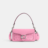 CM569-Tabby Shoulder Bag 20 In Signature Canvas-LH/Vivid Pink