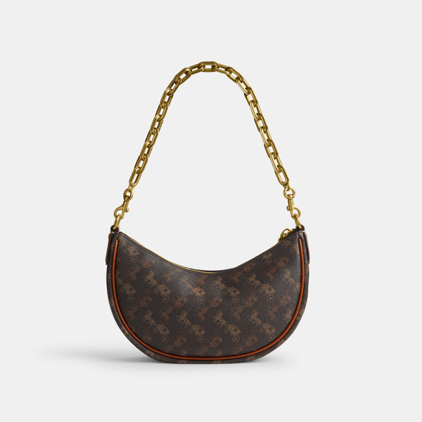 Mira Shoulder Bag With Horse And Carriage Print