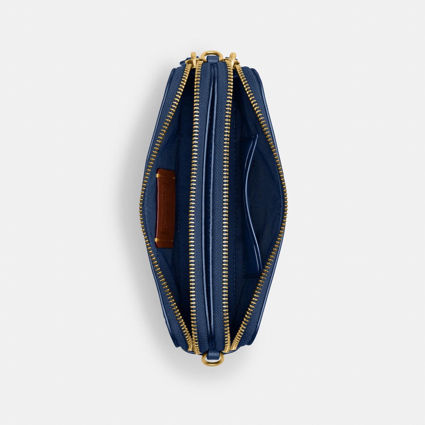 CN052-Kira Crossbody In Signature Leather-B4/Deep Blue