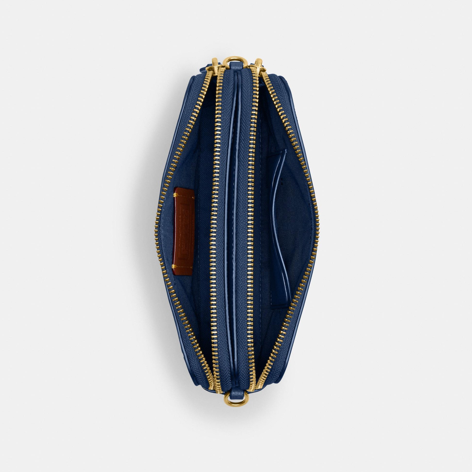 CN052-Kira Crossbody In Signature Leather-B4/Deep Blue