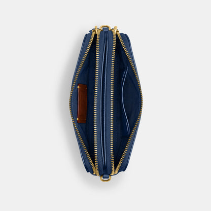 CN052-Kira Crossbody In Signature Leather-B4/Deep Blue