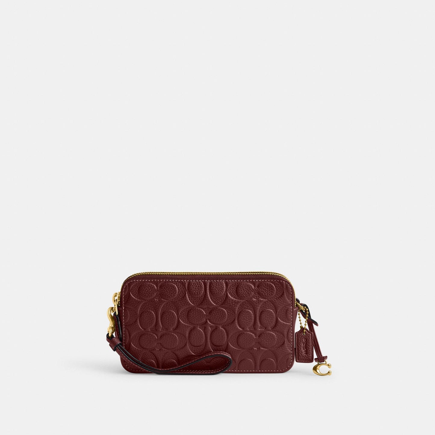 CN052-Kira Crossbody In Signature Leather-B4/Wine
