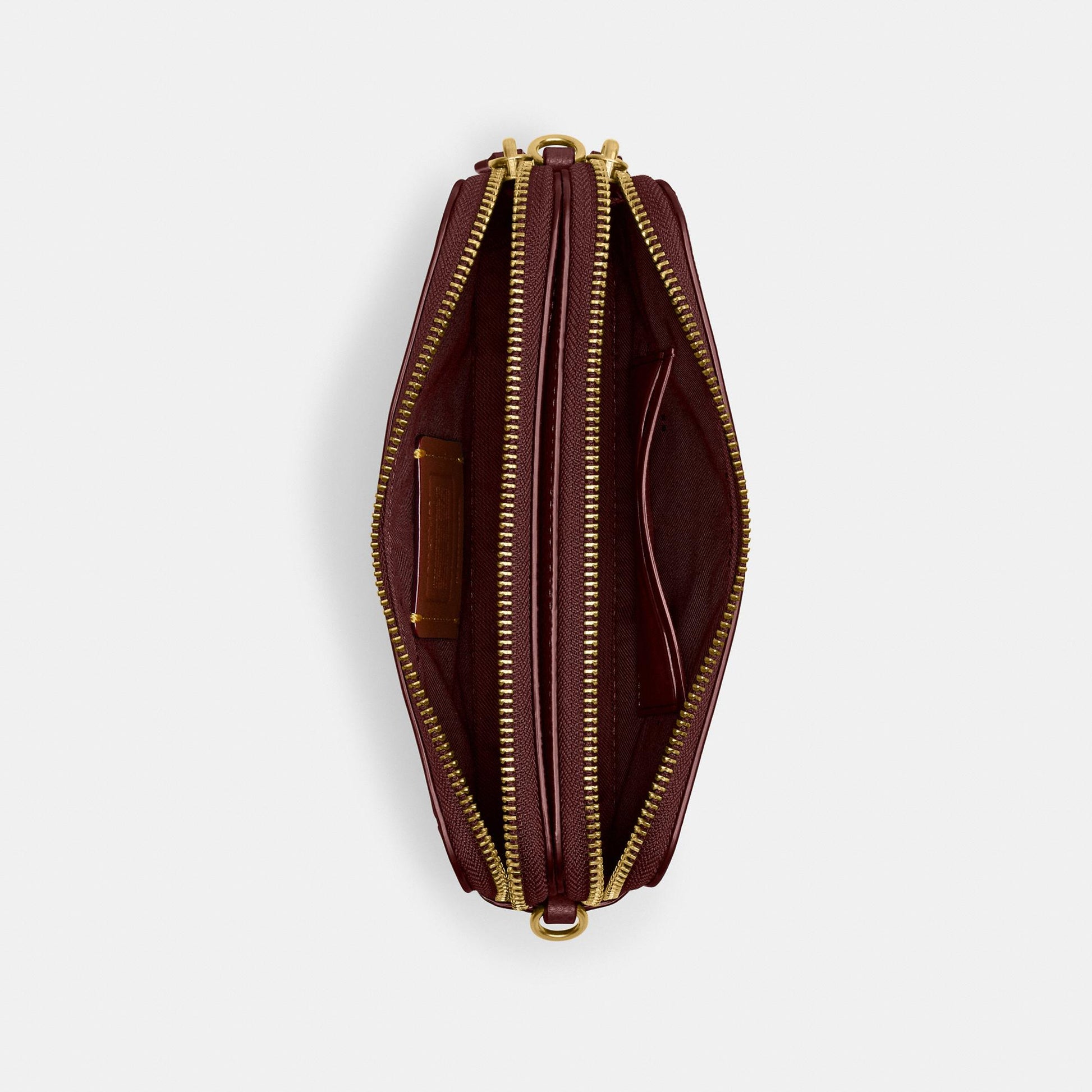 CN052-Kira Crossbody In Signature Leather-B4/Wine