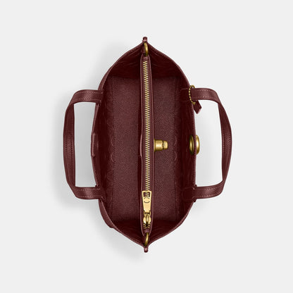 CN056-Willow Tote 24 In Signature Leather-B4/Wine