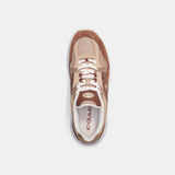 CN337-C301 Sneaker With Signature Canvas-Taupe/Saddle