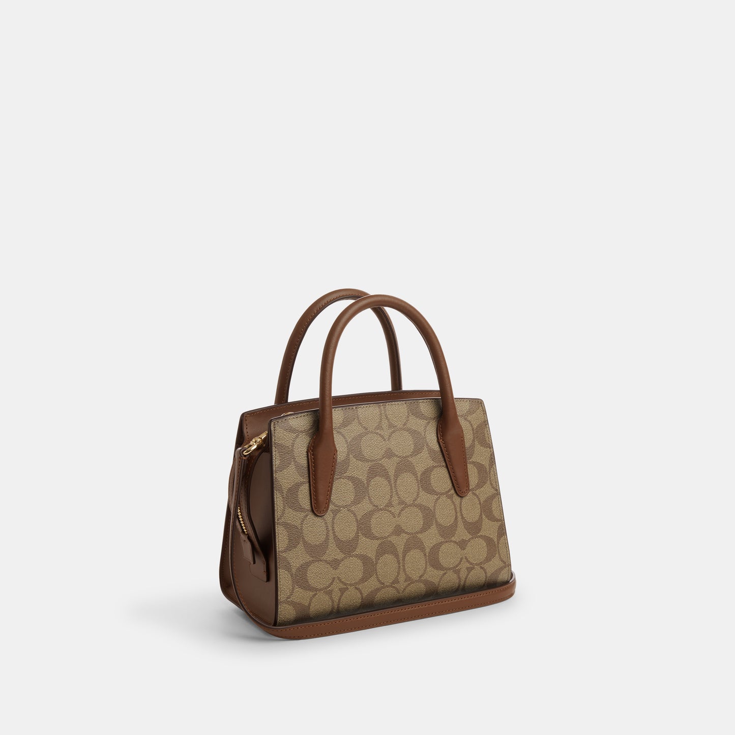 cp083-Andrea Carryall In Signature Canvas-IM/Khaki Saddle 2