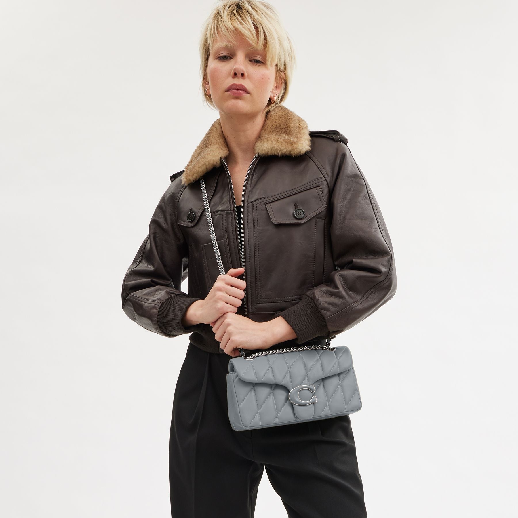 CP147-Tabby Shoulder Bag 26 With Quilting