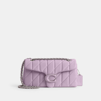 CP147-Tabby Shoulder Bag 26 With Quilting-LH/Soft Purple