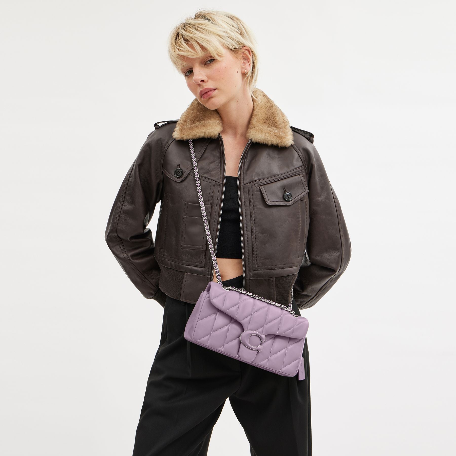 CP147-Tabby Shoulder Bag 26 With Quilting